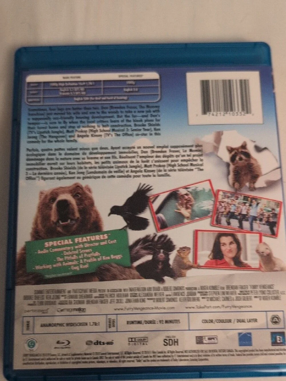 Furry Vengeance Blu-ray (Brendan Fraser) - Petite Vengeance Poilue Blu-ray - Picture 4 of 5